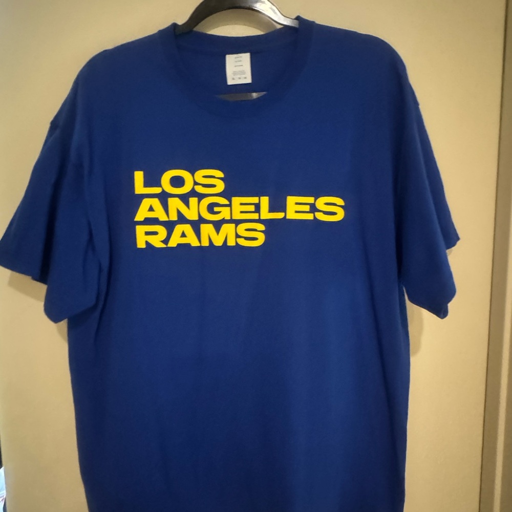 LA Rams Cotton Tee -NWOT